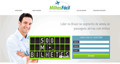 Desktop Screenshot of milhasfacil.com